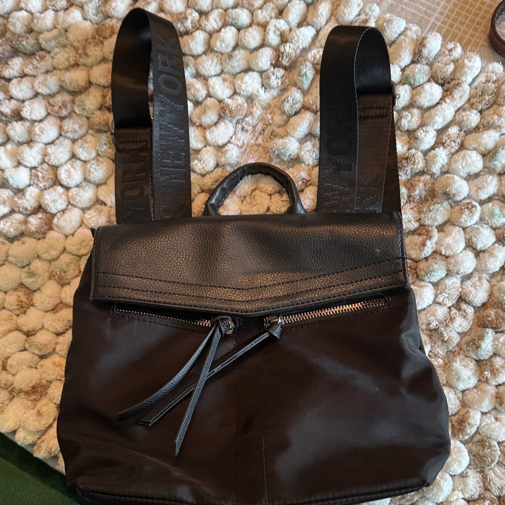 Botkier Black Backpack with Black Straps